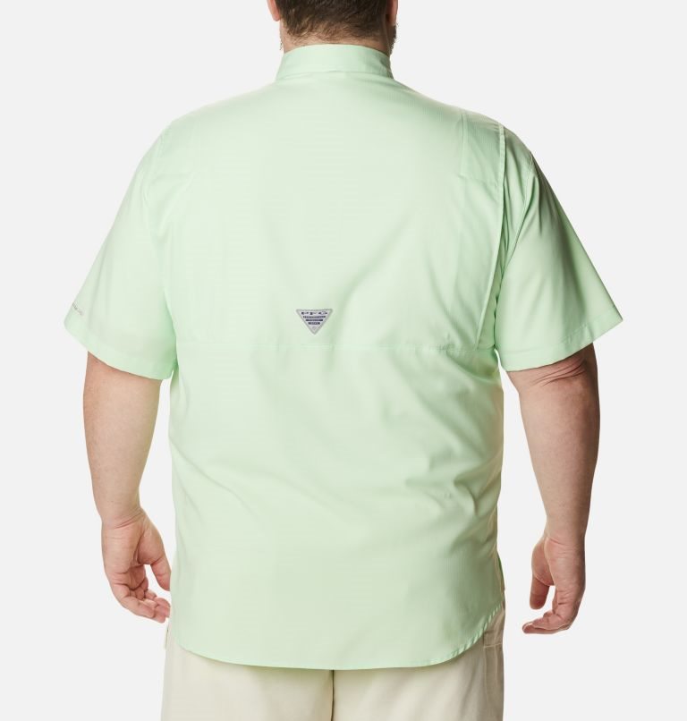 Men's Columbia PFG Tamiami II Short Sleeve Shirts Green | Plus Size CA-A30L5